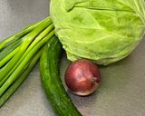 A picture of step 1 of Spring Cabbage Salad.
