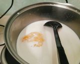 Hình bước làm 1 của món Pudding trân châu đường đen