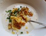A picture of step 3 of Baked Potato Raita.