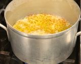 A picture of step 4 of Mirepoix Rice.