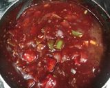 A picture of step 6 of Manchurian gravy.