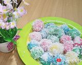 Foto langkah ke 5 dari resep Klepon Ketan Pelangi Tanpa Kapur Sirih.
