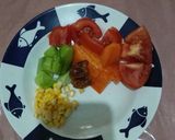 Foto langkah ke 1 dari resep Pepaya tomat mpasi 6 bulan.