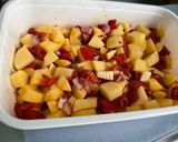 Une image de l'étape 7 de Pommes de terre sautées aux poivrons et oignon rouge.