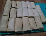Foto langkah ke 3 dari resep Lumpia Pisang Lumer Matcha.