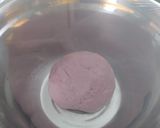 A picture of step 6 of Sweet purple potato bread loaf (using tongzhong recipe).