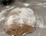 Foto langkah ke 6 dari resep Sourdough Chocolate hazelnut raisin brownie rustic bread.
