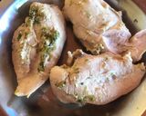 Foto del paso 2 de la receta: Sanguchitos de pollo con lechuga y mayonesa ⛱️☀️🥤