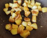 A picture of step 1 of Caramelised Apple Pudding.