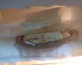 A picture of step 3 of Sandwich with fruits.