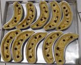 Foto langkah ke 2 dari resep Banana Milk Crispy Almond Kismis Keju (kreasi pastry).