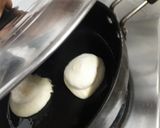 A picture of step 6 of Souffle Pancakes.