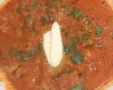 A picture of step 2 of Aloo tamatar gravy.