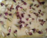 A picture of step 6 of "Thandai Chocolate Fudge".