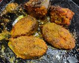 A picture of step 3 of Surmai fry.