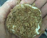 Foto del paso 4 de la receta Medallones de queso fresco y Paté de oca con reducción de melocotón al Palo cortado