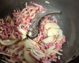 Une image de l'étape 1 de One pot pasta au poulet lardons et crème au Cookeo infnity 😀.