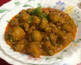 A picture of step 16 of Matar Mushroom Butter Masala.