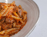 Foto del paso 6 de la receta: Macarrones con champiñones y salsa cremosa de sobrasada