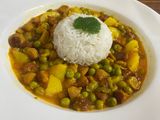 Mangodi with rice