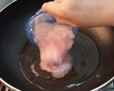 A picture of step 1 of Arvi Gosht.