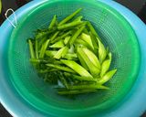 Hình bước làm 2 của món SP.0792 - Cải Làn Xào Thịt Ba Rọi