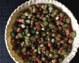 A picture of step 2 of Rhubarb Tart.