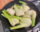 A picture of step 6 of Braised Fennel with Maple Syrup and Lemon.