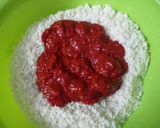 Hình bước làm 3 của món Xôi gấc - Chè đậu