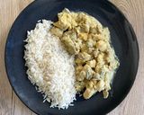Une image de l'étape 4 de Poulet Curry Coco.