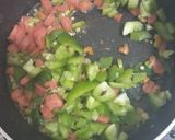 A picture of step 2 of Sabudana dosa.