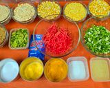 A picture of step 1 of Green Garlic Mix Dal Dhokla.
