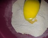A picture of step 1 of Vanilla cream filled doughnuts.