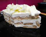 Foto del paso 6 de la receta: Postre 10 minutos de queso, limón, manzana y galletas