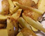 Chicken burger with beer battered onion & Cajun wedges recipe step 1 photo