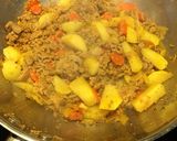 Foto del paso 3 de la receta: Picadillo de Pavo con Champiñones, Papas y Zanahorias