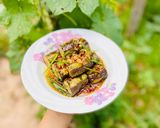 Hình bước làm 5 của món Cà tím rim tỏi ớt