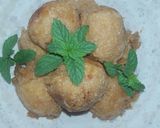 A picture of step 7 of Yam balls.