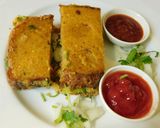 A picture of step 6 of Pudla Sandwich (Mumbai Zaveri Bazaar's Famous Bread Pudla).