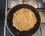 A picture of step 6 of Multigrain Thalipeeth.