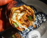 A picture of step 7 of Chicken wrap.