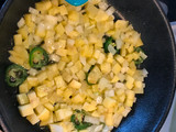 Huevos revueltos con verdura