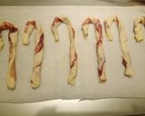 A picture of step 2 of Fluffy's Festive Savoury Canes 🎄.