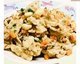 รูปขั้นตอนการทำที่ 6 ของ 🥚🥕ไข่คนผัก3สี Scrambled eggs with 3 colors of vegetables
