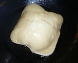A picture of step 4 of Madakku pathiri(folded roti).