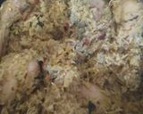 A picture of step 6 of Kashmiri chicken pulao.