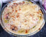 Une image de l'étape 6 de Chou vert gratiné aux champignons 🍄.