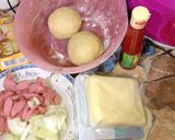 Foto langkah ke 2 dari resep Pizza sosis teflon.