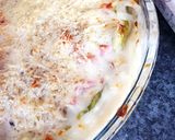 Une image de l'étape 6 de Chou vert gratiné aux champignons 🍄.