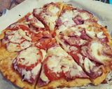 Kelesztés/dagasztás nélküli isteni pizza recept fázis 5 fotója